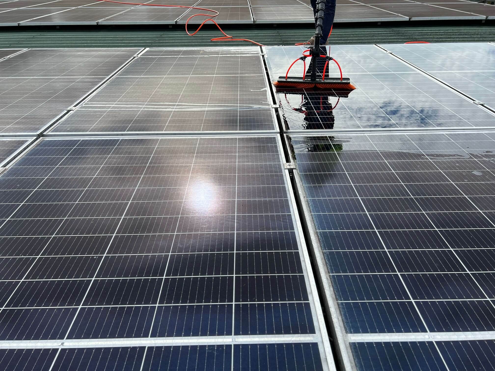 Panel cleaning can boost a solar system's performance