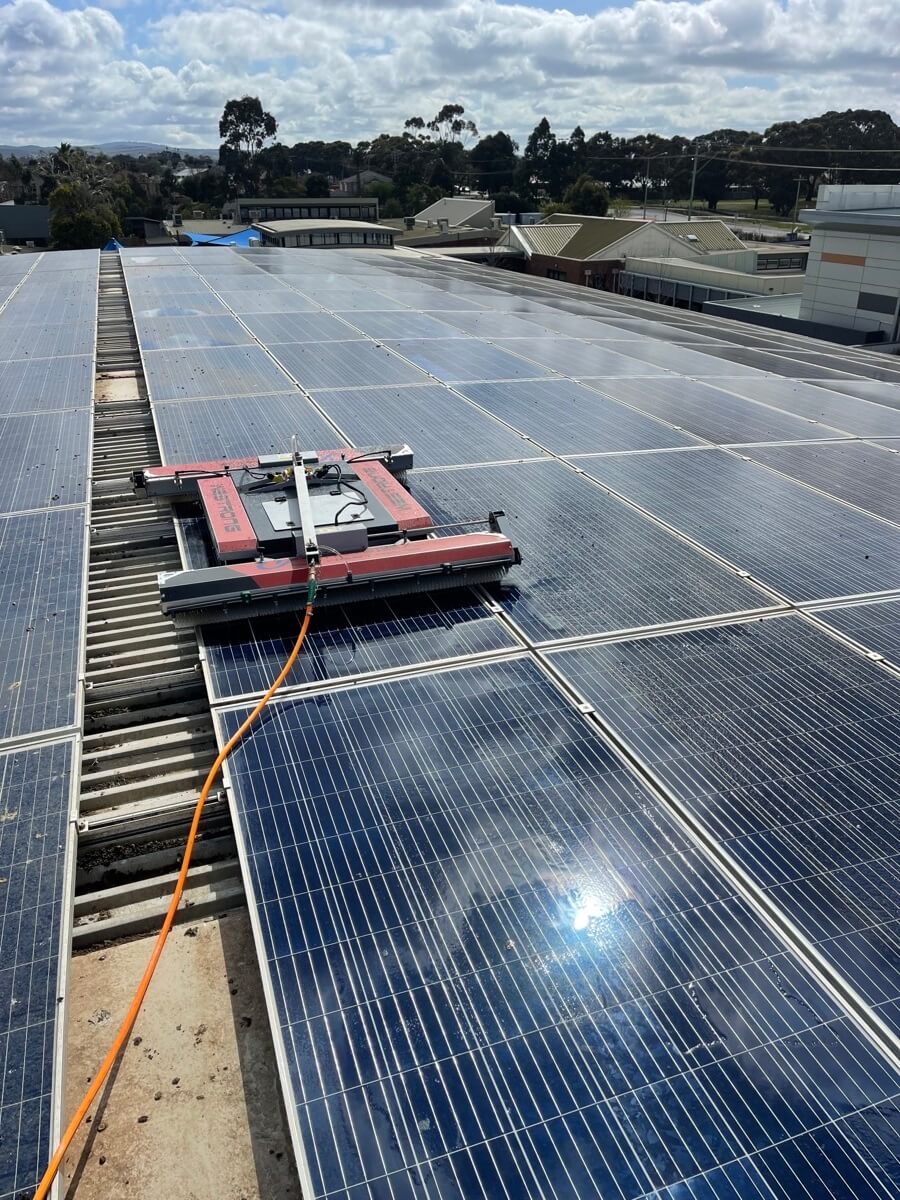 Panel Cleaning With Robots